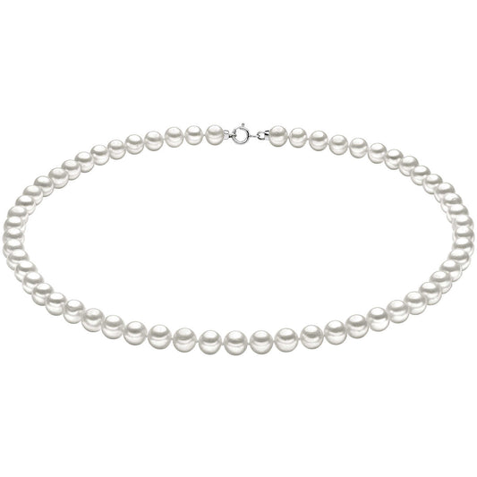 Collana Girocollo Comete Fili Perle Acquadolce Oro 18 Kt