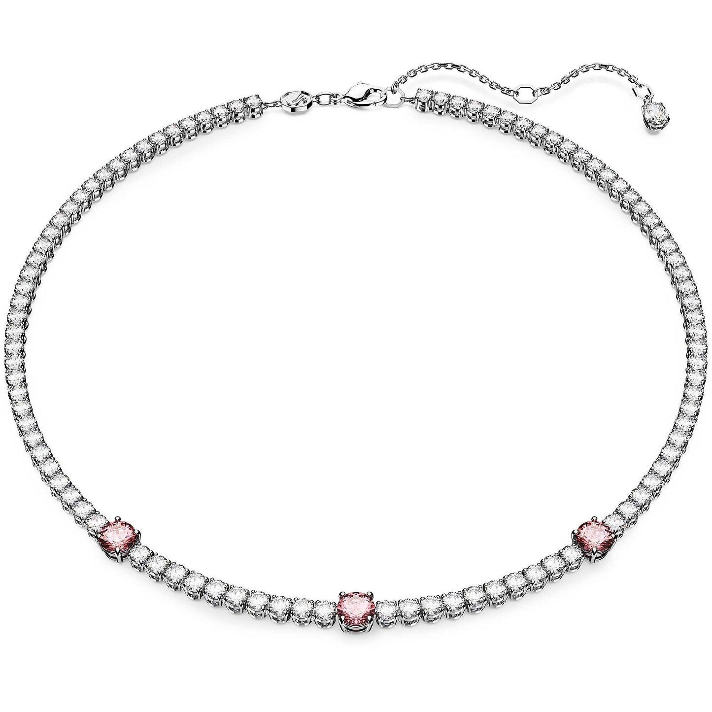 Collana Swarovski Matrix Tennis Pink