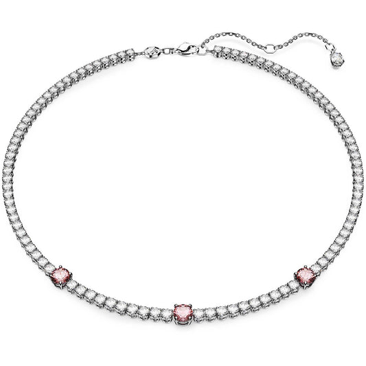 Collana Swarovski Matrix Tennis Pink