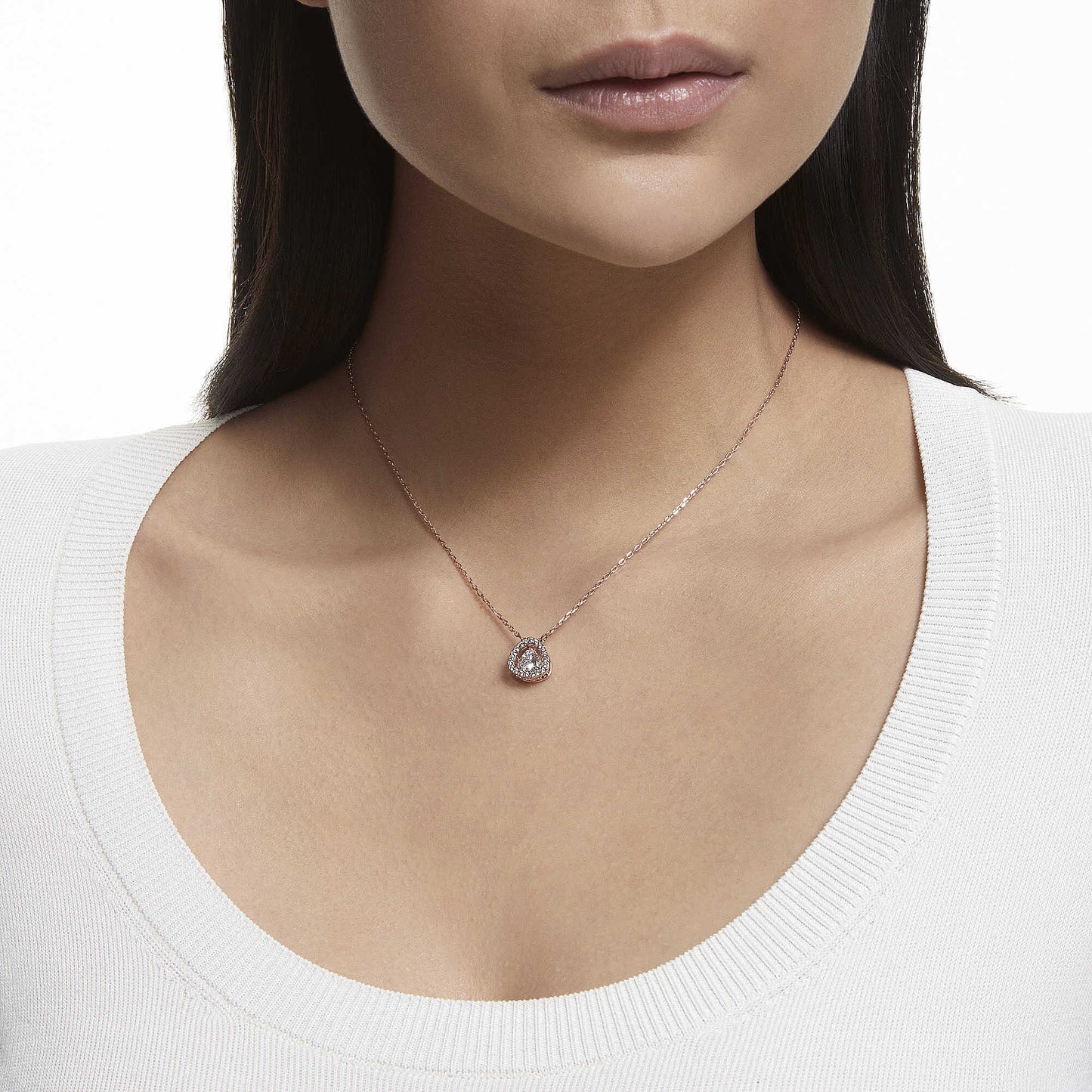 Collana Swarovski Una White