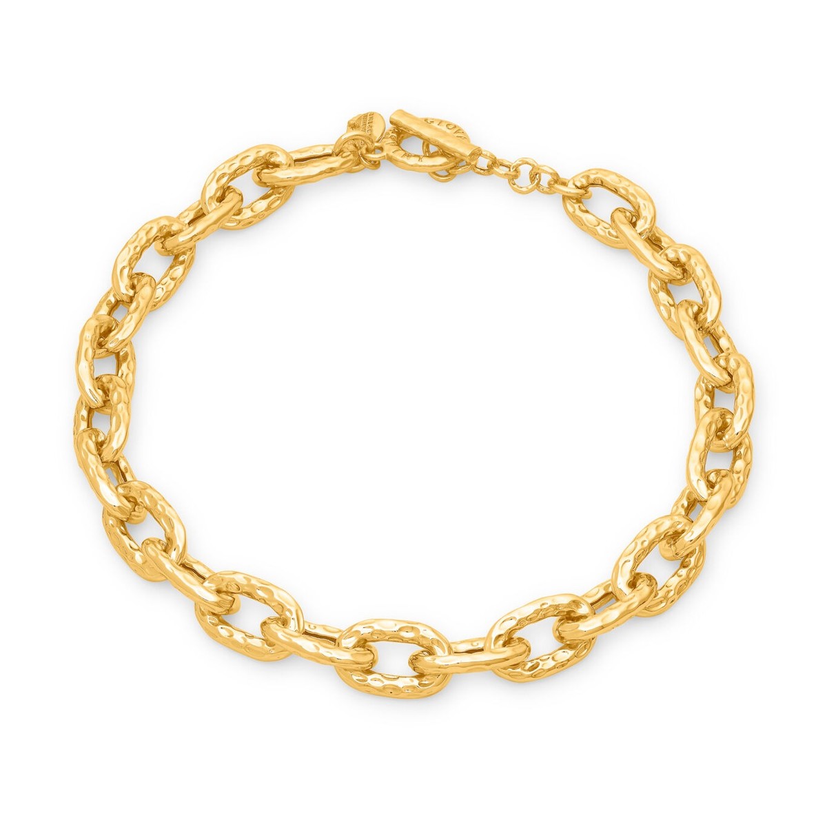 Collana Giovanni Raspini Nomad Zelda Bronzo  Bagno D'Oro 18 Kt