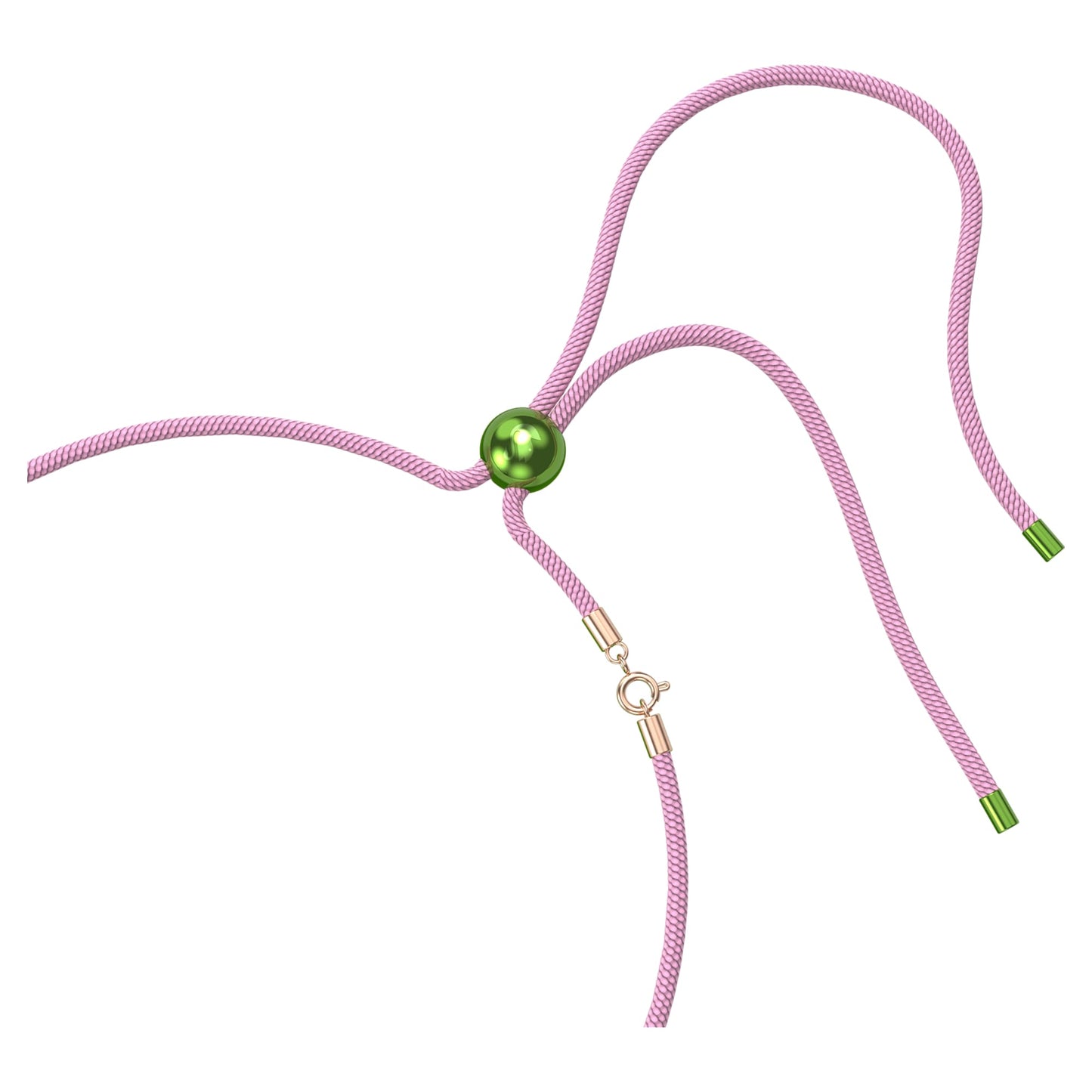 Collana Swarovski Dulcis Taglio Cushion, Verde