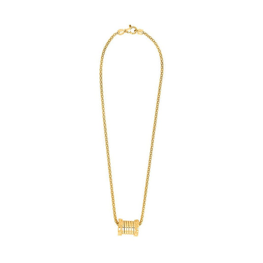 Collana Giovanni Raspini Croco Argento Dorato Golden Tubogas Piccola Argento 925 Placcata oro 18 kt
