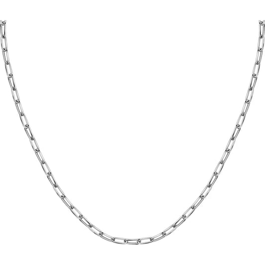Collana Morellato Drops Acciaio Base Catena A Maglie Ovali