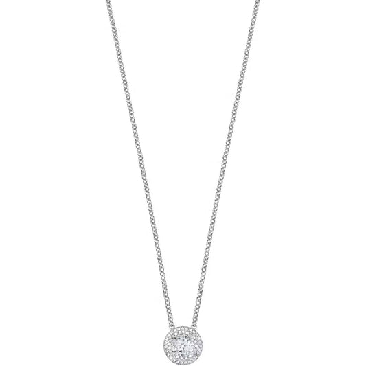 Collana Morellato Tesori Argento Pendente Cristallo Contornato