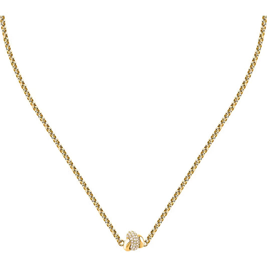 Collana Morellato Legame Pvd Oro Centrale Nodo Cristalli