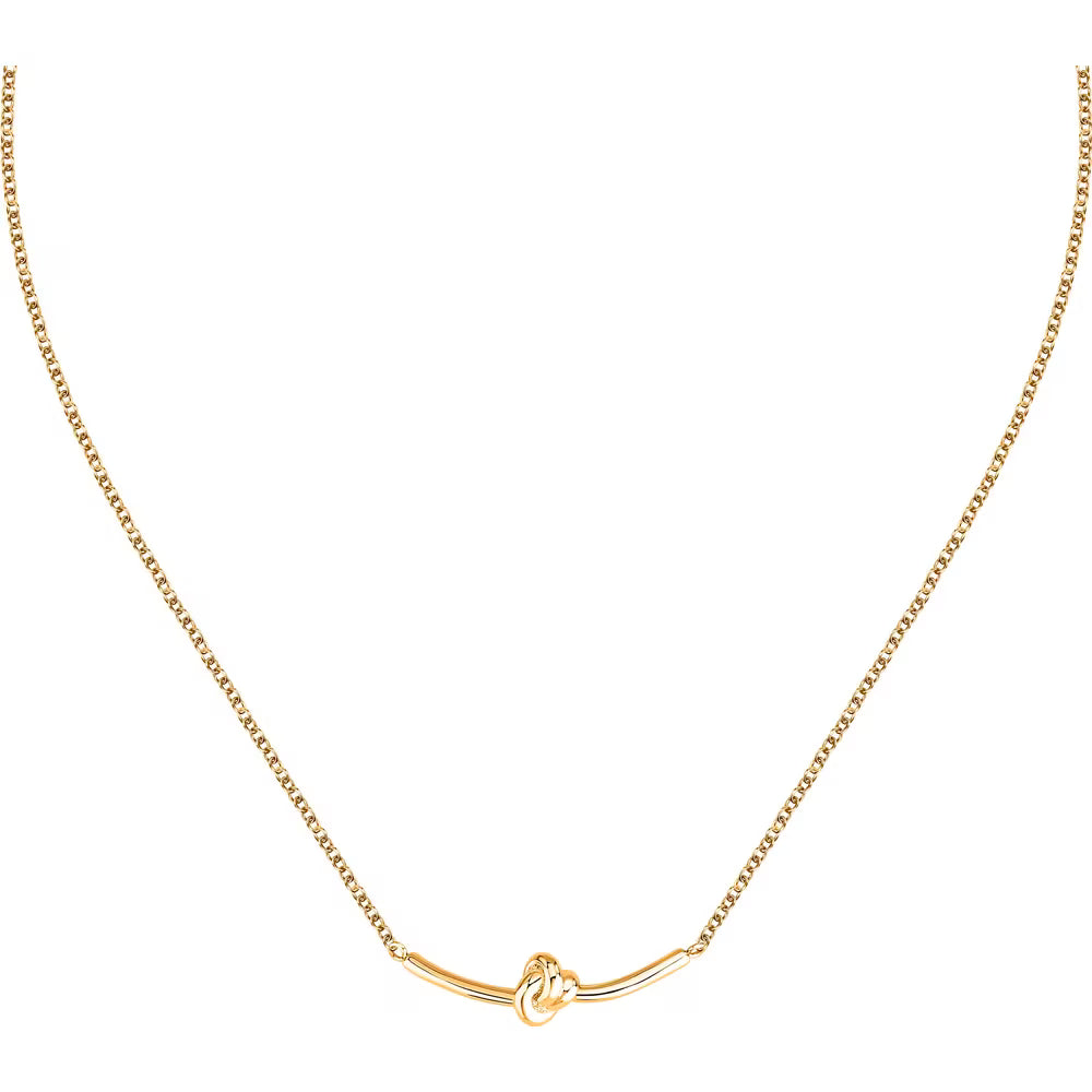 Collana Morellato Legame Pvd Oro Centrale Rigido Nodo