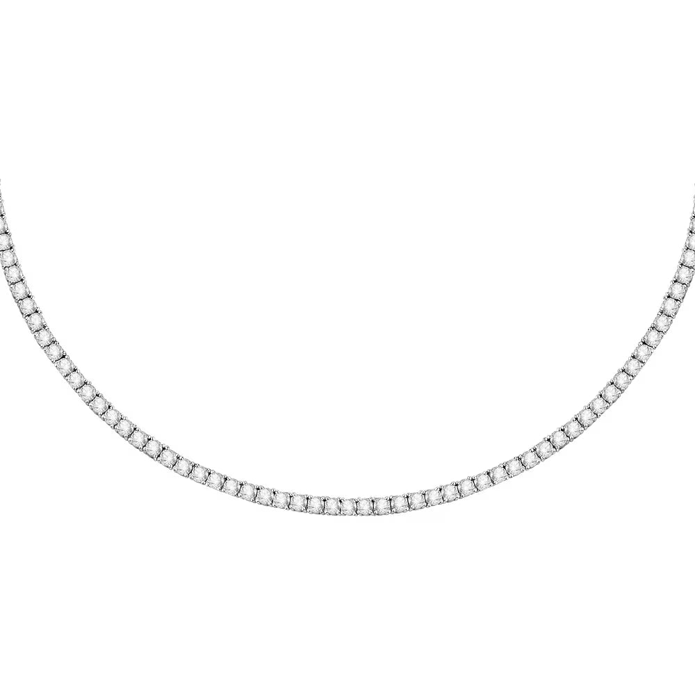 Collana Tennis Girocollo Morellato Tesori Argento Zirconi
