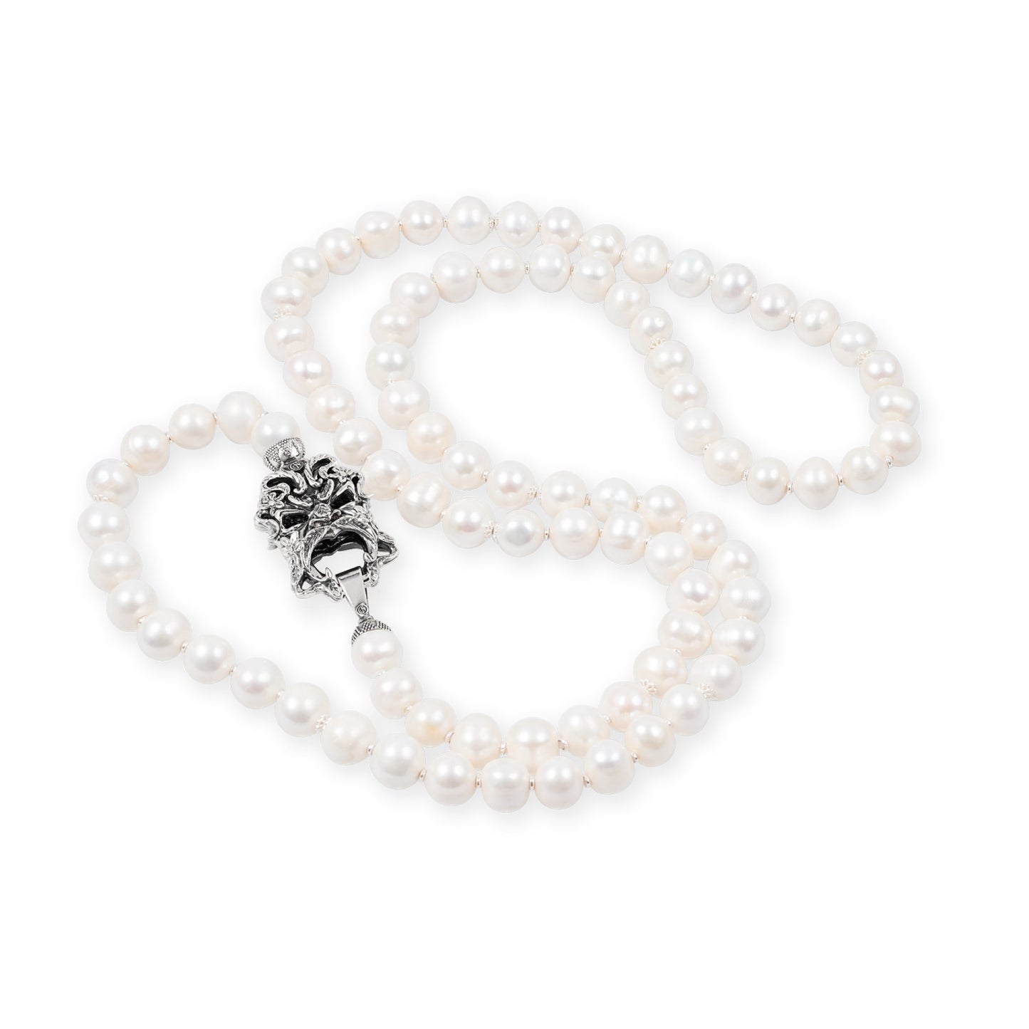 Collana Chanel Gerardo Sacco Perle Maschera Apotropaica