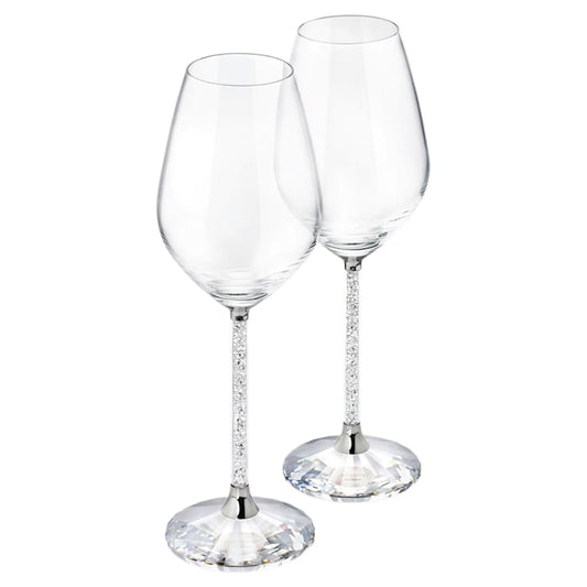 Set Bicchieri da Vino Swarovski Crystalline Wine Glasses