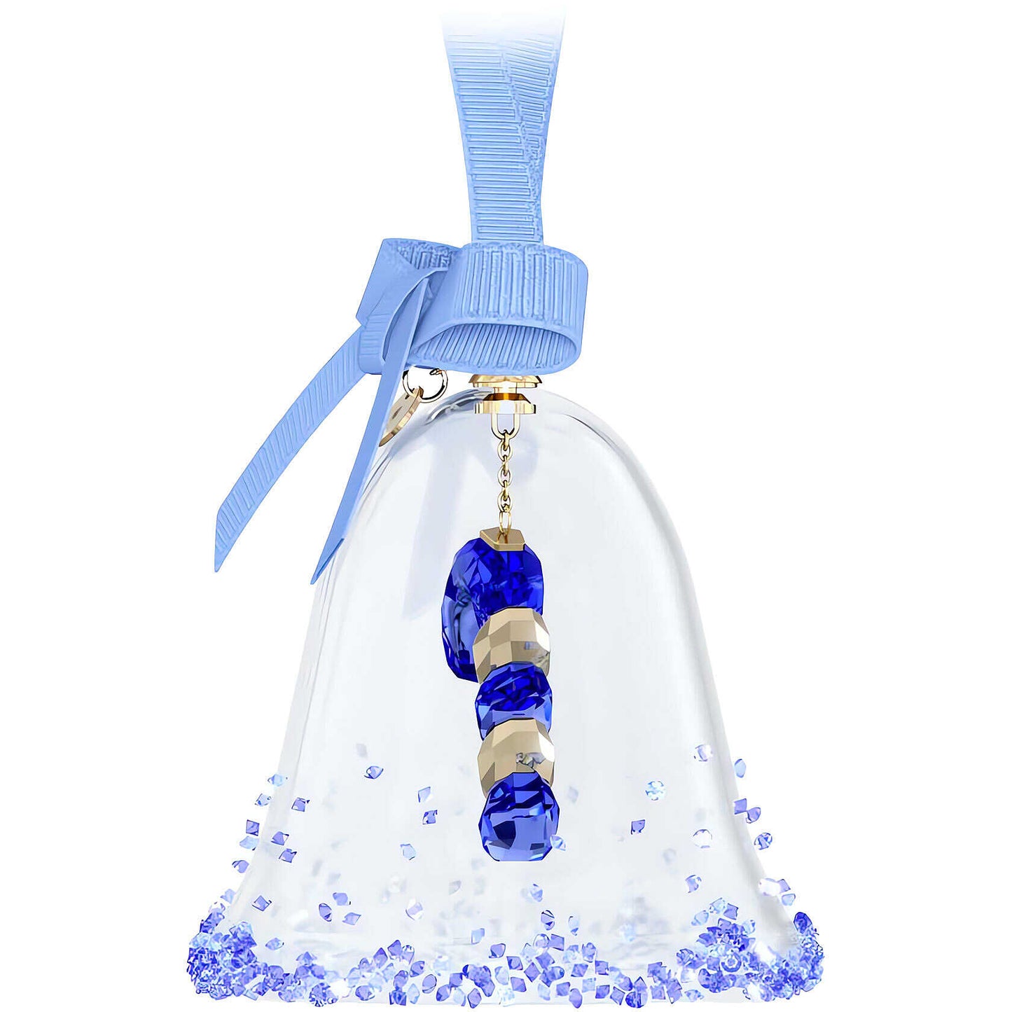 Decorazioni Natalizie Swarovski Holiday Cheers Bell Ornament Blue