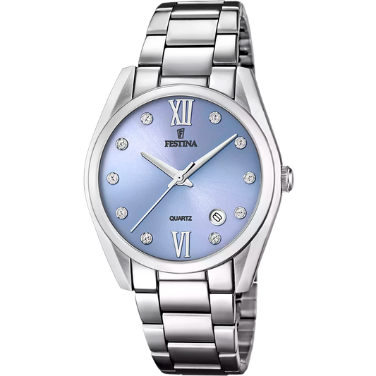 Orologio Festina Boyfriend Lady 36,8 Mm Acciaio Braccialato Viola