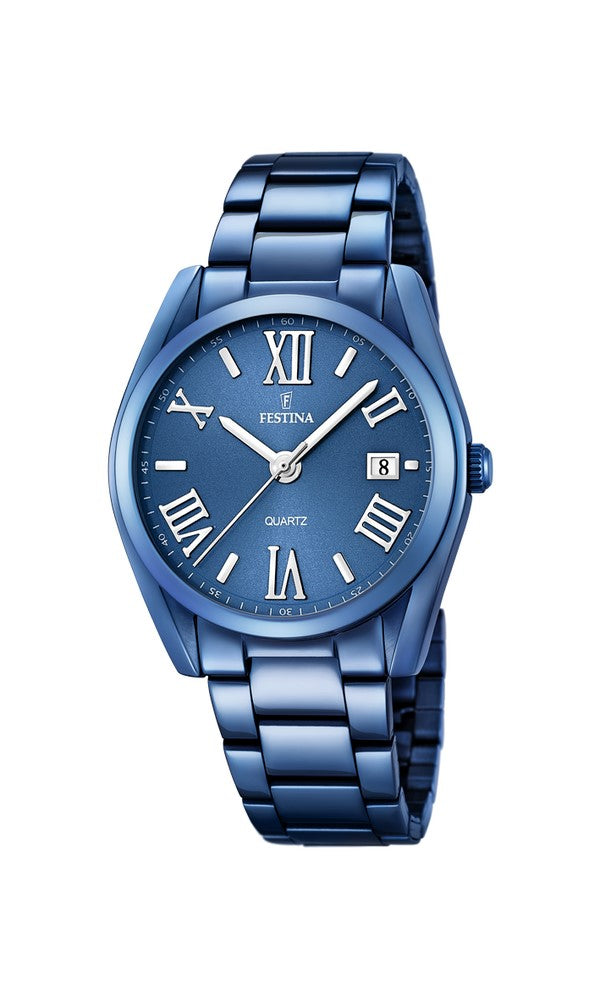Orologio Festina Lady Pvd Blu 36,8 mm Braccialato