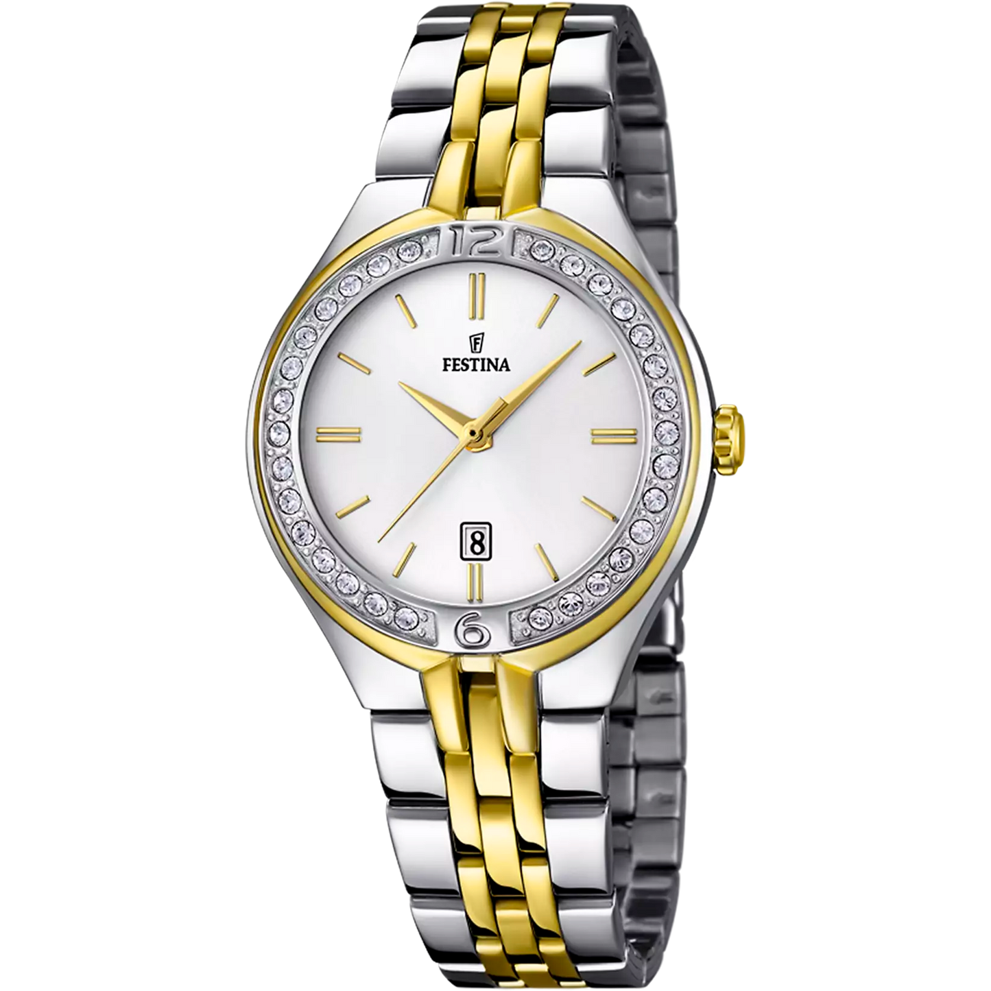 Orologio Festina Lady Strass Acciaio/Pvd Oro Braccialato