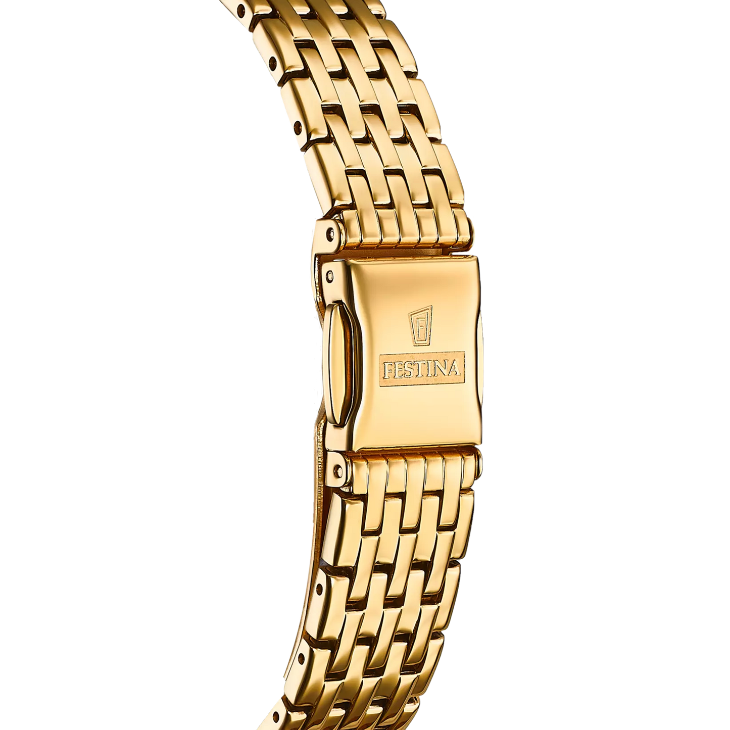Orologio Festina Classics Swiss Made Lady 29,3 Mm Pvd Oro Braccialato Silver