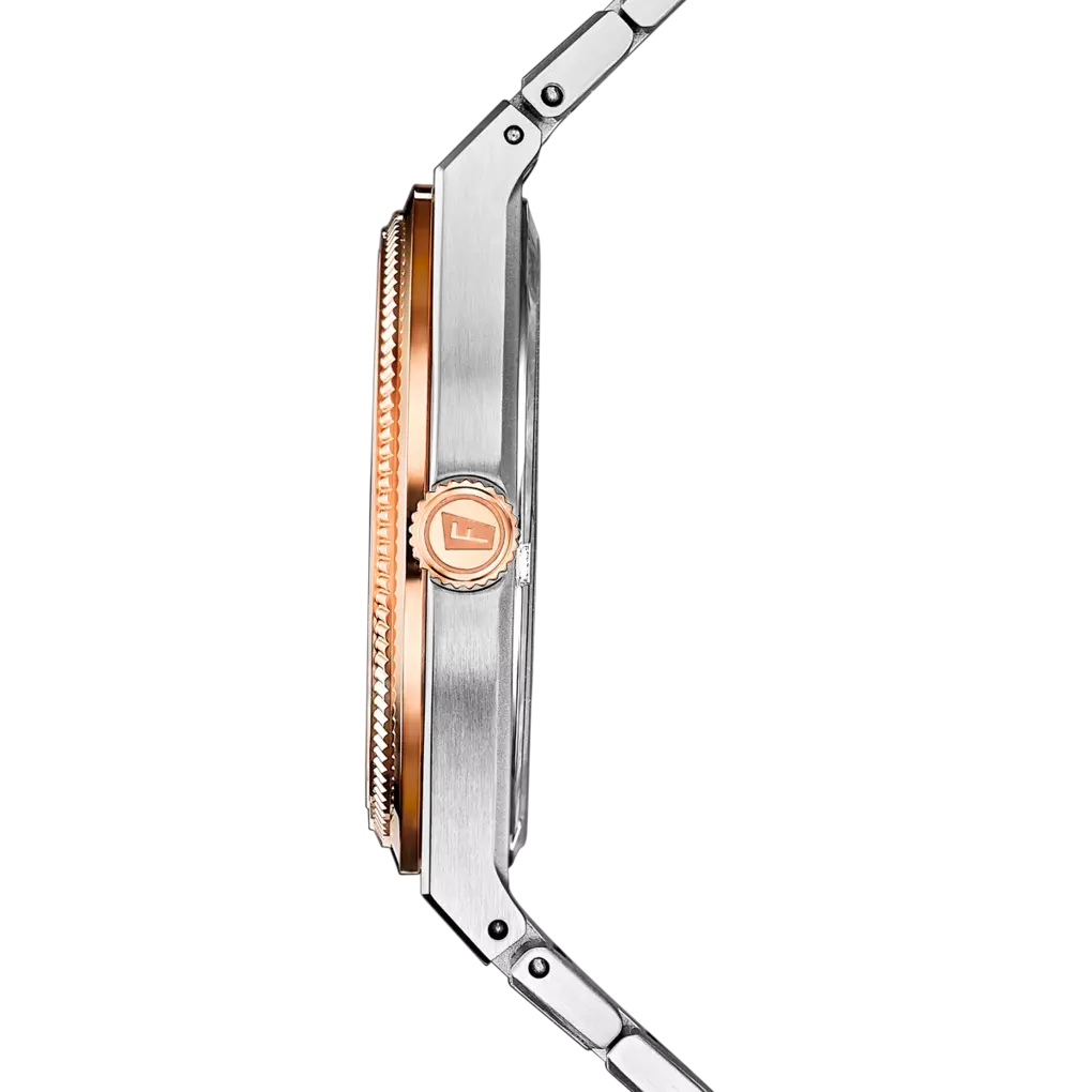 Orologio Festina Rivè Swiss Made 24,7 Mm Acciaio/Pvd Oro Rosa Braccialato Verde