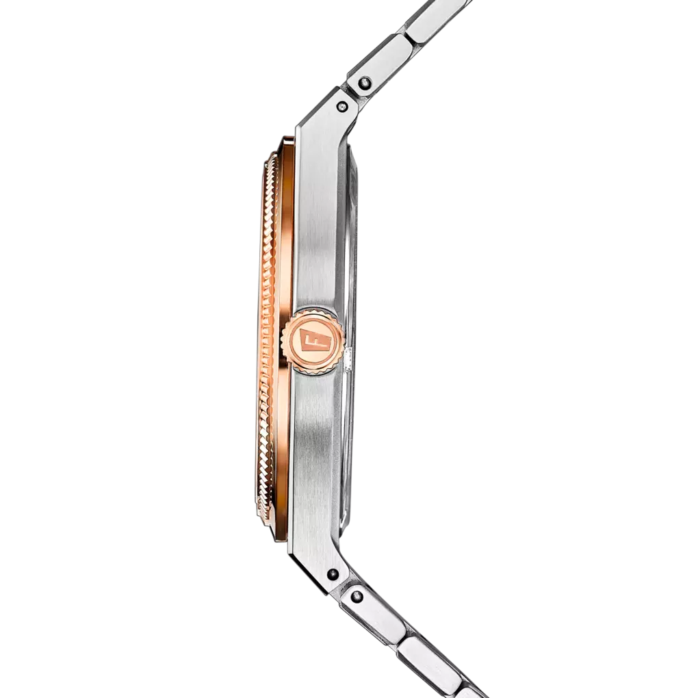 Orologio Festina Rivè Swiss Made Lady 35 Mm Acciaio/Pvd Oro Rosa Braccialato