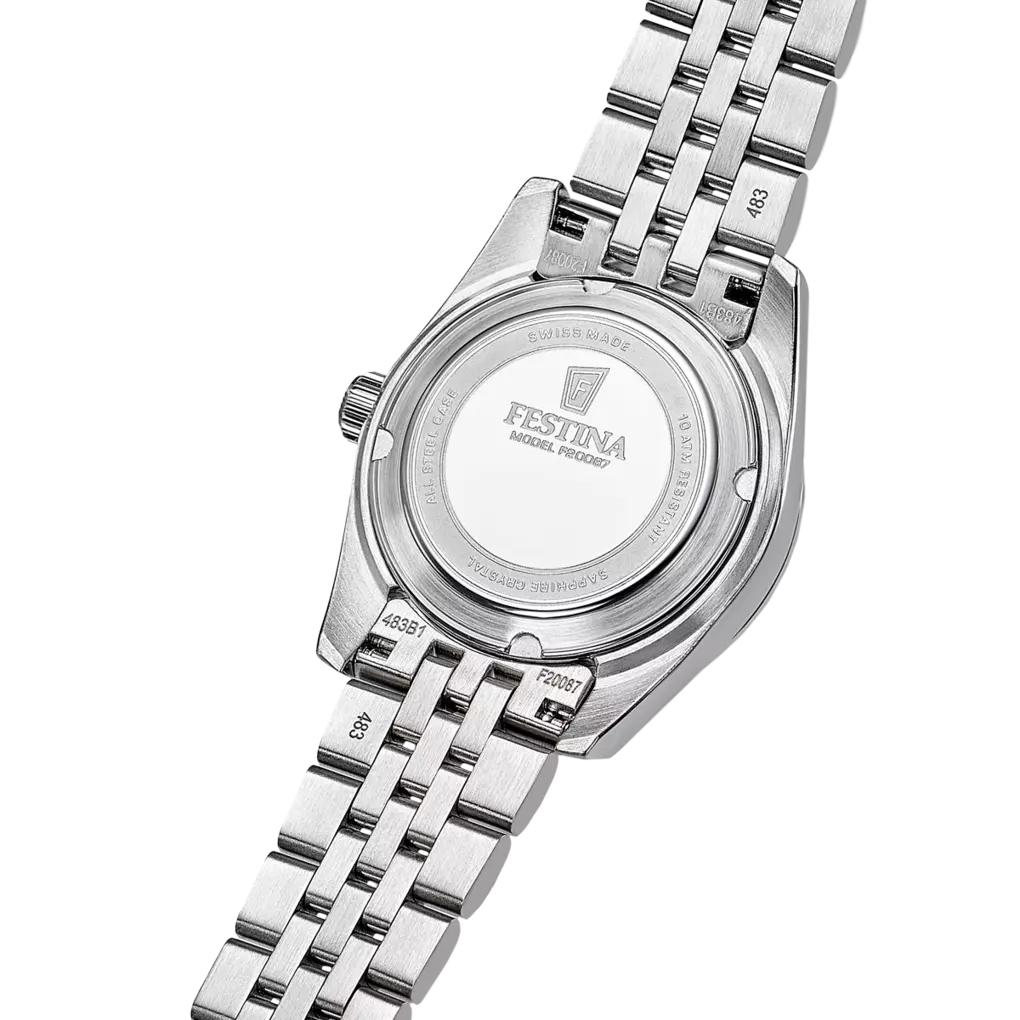 Orologio Festina Classics Swiss Made Lady 28,5 Mm Acciaio Braccialato Madreperla