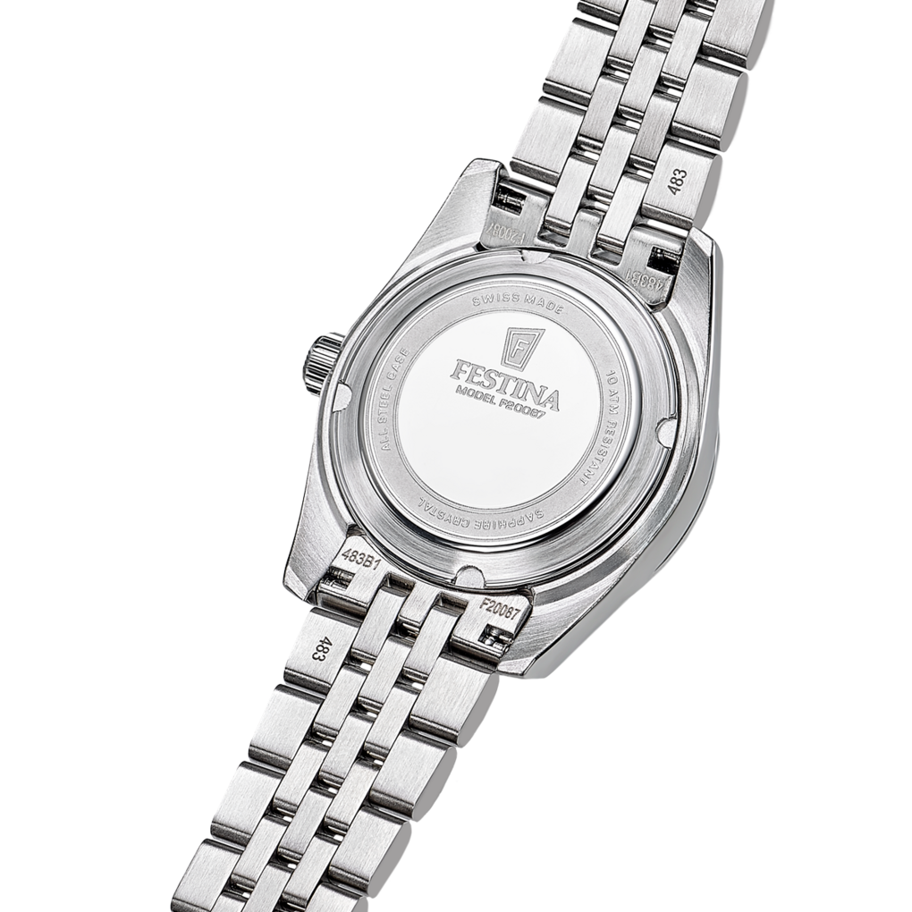 Orologio Festina Classics Swiss Made Lady 28,5 Mm Acciaio Braccialato Verde