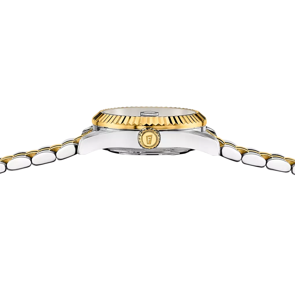 Orologio Festina Classics Swiss Made Lady 28,5 Mm Acciaio Braccialato Acciaio/Pvd Oro Madreperla