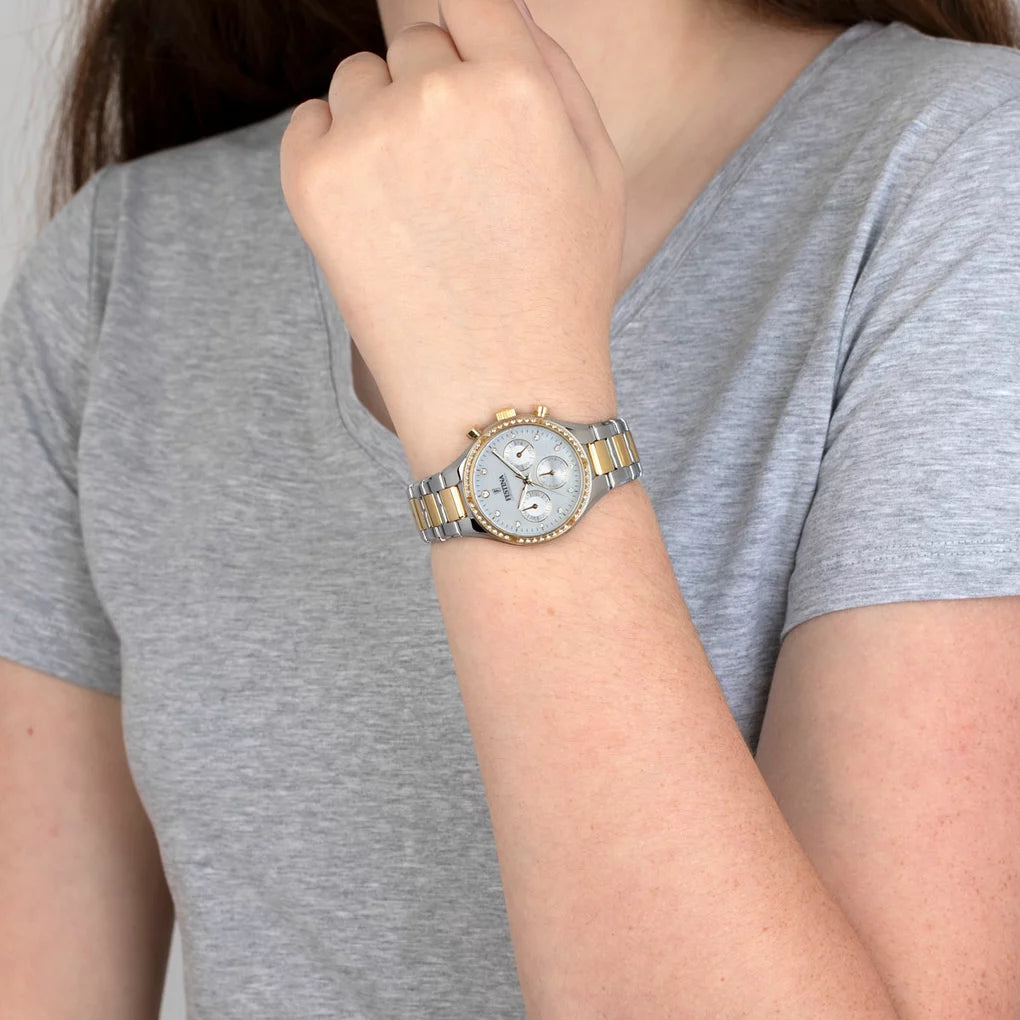 Orologio Festina Boyfriend Chrono Lady 36 Mm Braccialato Acciaio/Pvd Oro