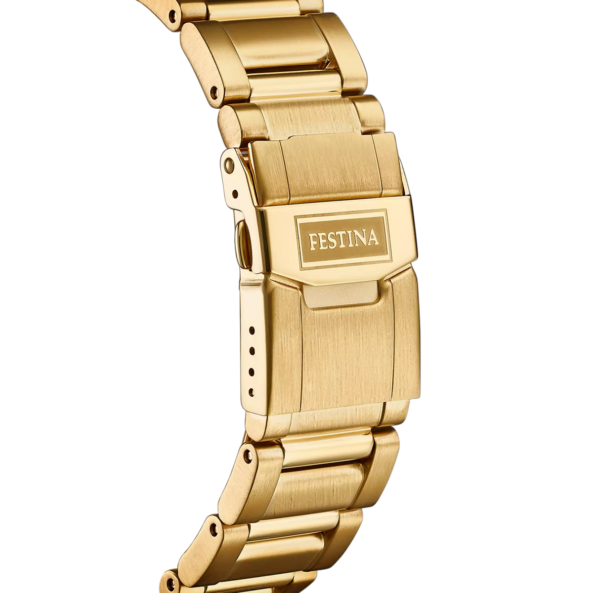 Orologio Festina Prestige Chrono 48,5 Mm Pvd Oro Braccialato Champagne