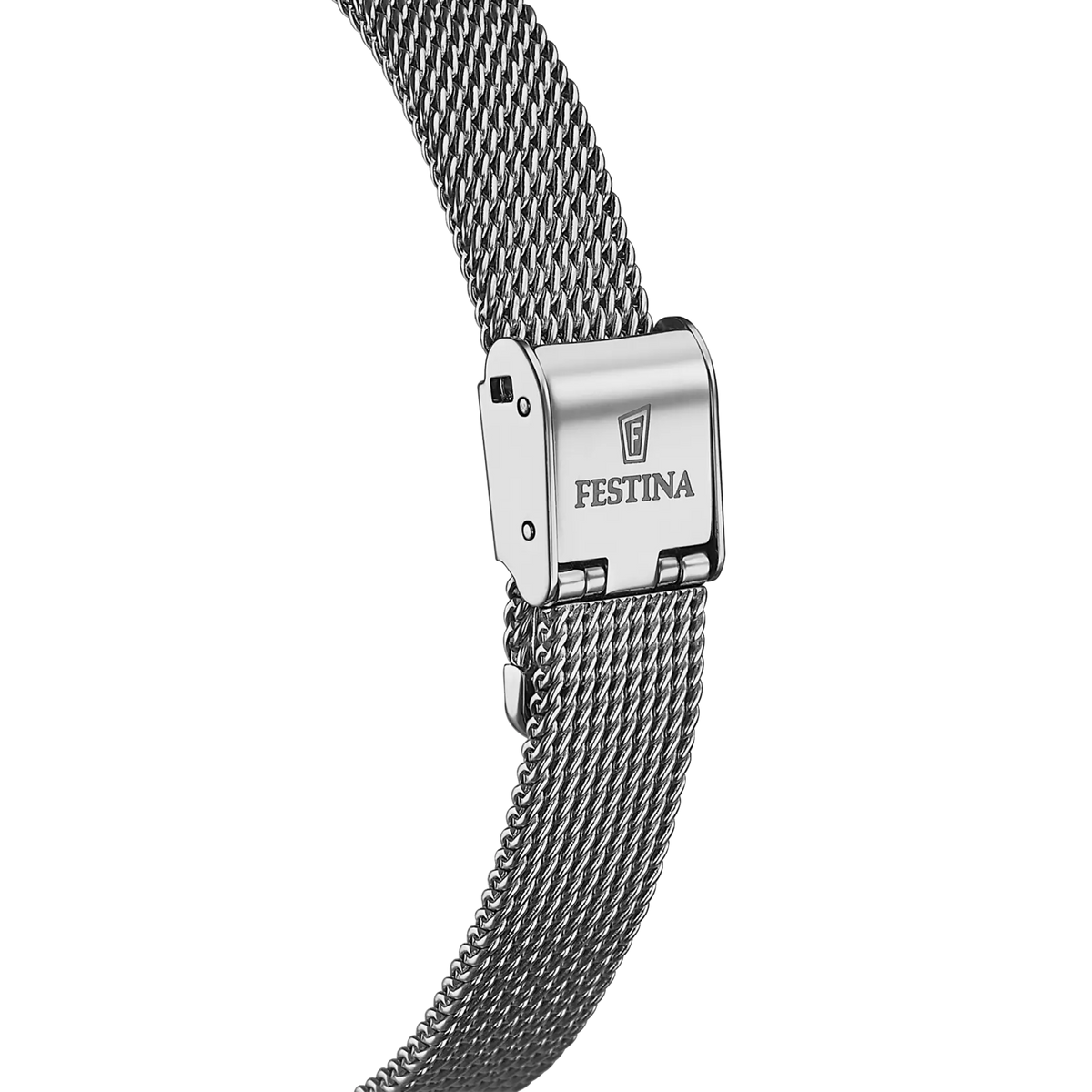 Orologio Festina Mademoiselle Lady 30,2 Mm Acciaio/Cristalli Braccialato Maglia Milanese