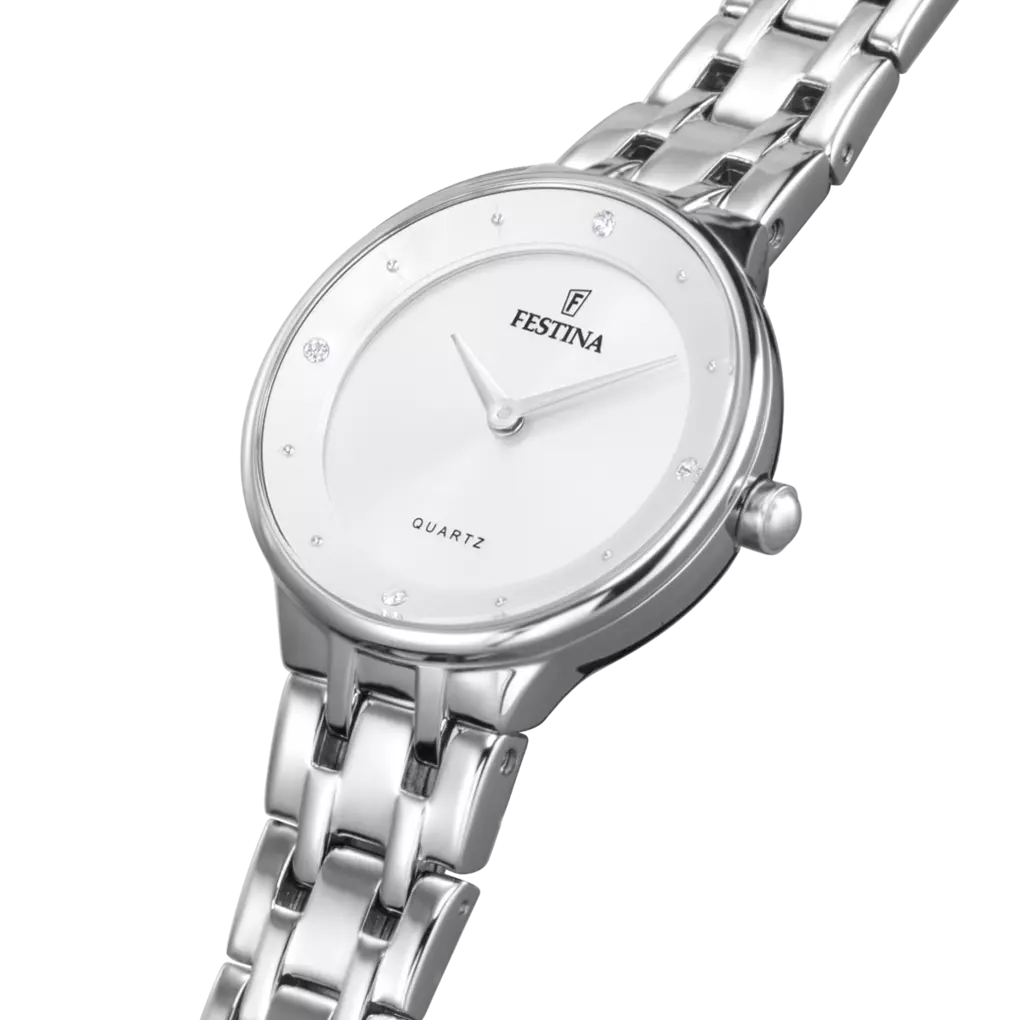 Orologio Festina Mademoiselle Lady 30,5 Mm Acciaio Braccialato Silver