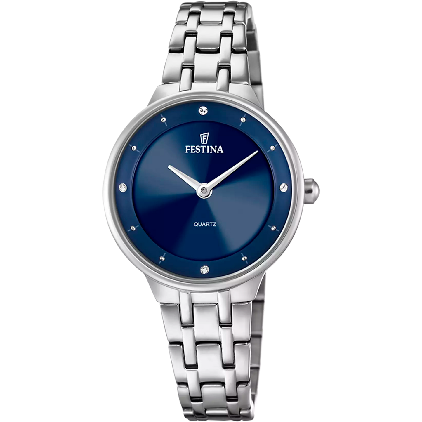 Orologio Festina Mademoiselle Lady 30,5 Mm Acciaio Braccialato Blu