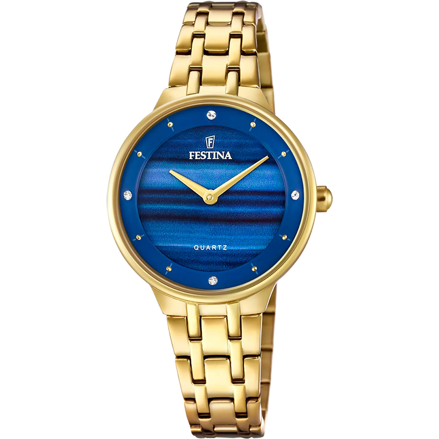 Orologio Festina Madamoiselle Lady 31 Mm Acciaio Braccialato Pvd Oro