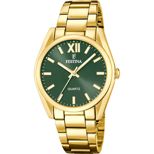 Orologio Festina Boyfriend Lady 36,8 Mm Pvd Oro Braccialato