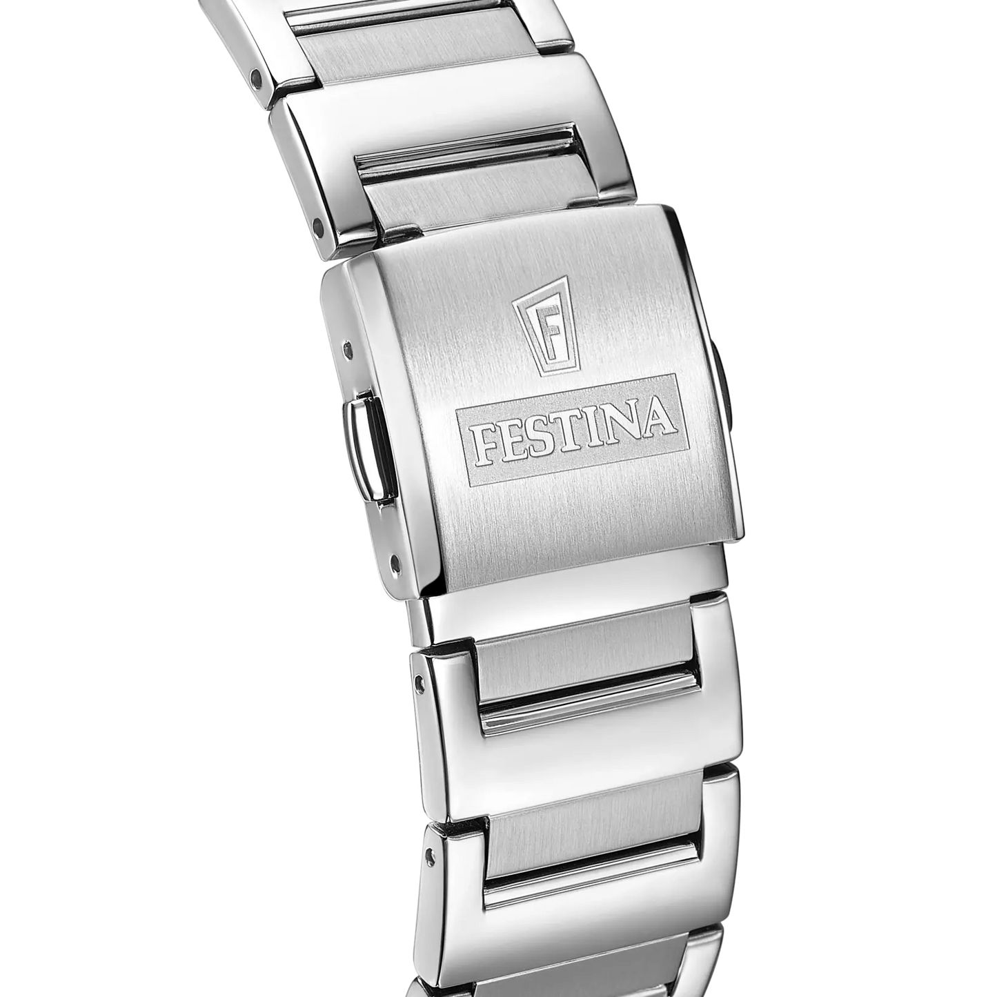 Orologio Festina On The Square Rettangolare 36 Mm Acciaio Braccialato