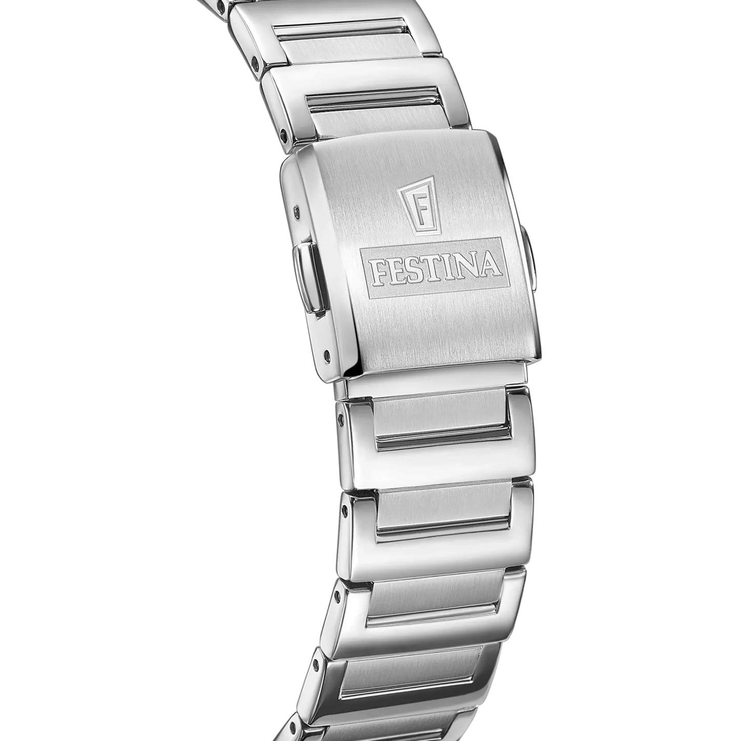 Orologio Festina On The Square Lady Rettangolare 29 Mm Acciaio Braccialato