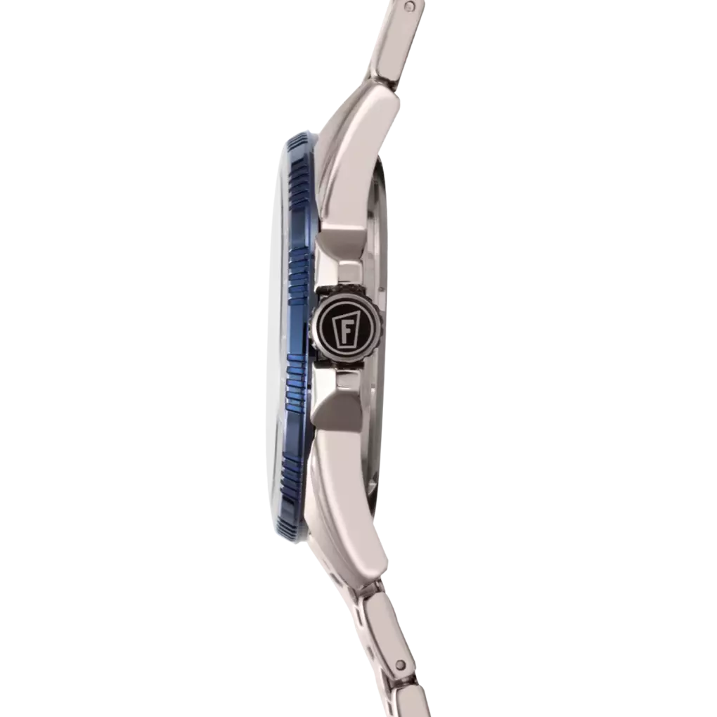 Orologio Festina Titanium 43 Mm Titanio Braccialato Blu