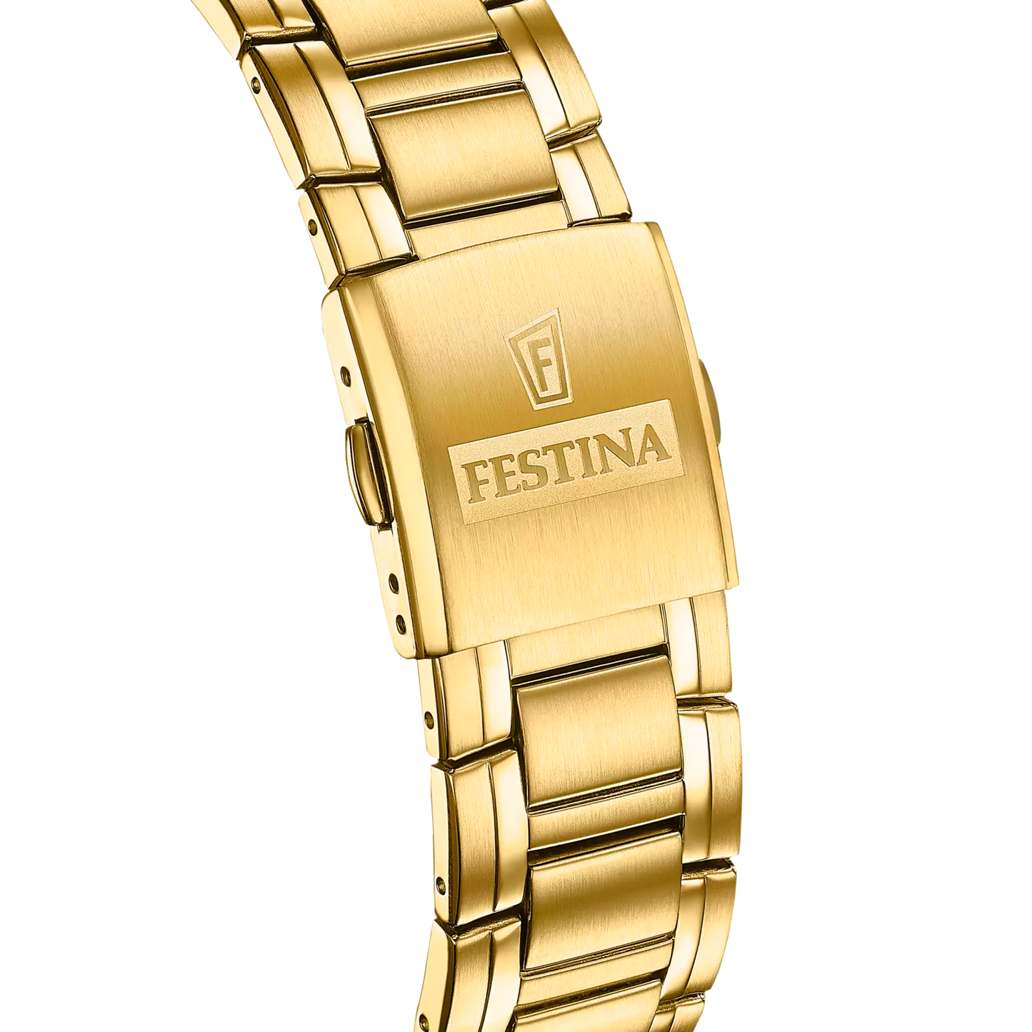 Orologio Festina Timeless Chrono 45 Mm Pvd Oro Braccialato
