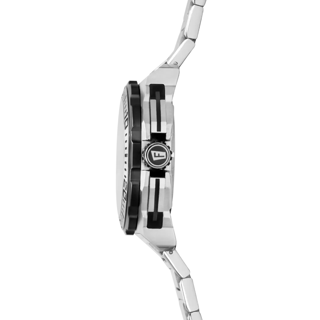 Orologio Festina Chrono Bike 46 Mm Acciaio Braccialato Nero/Rosso