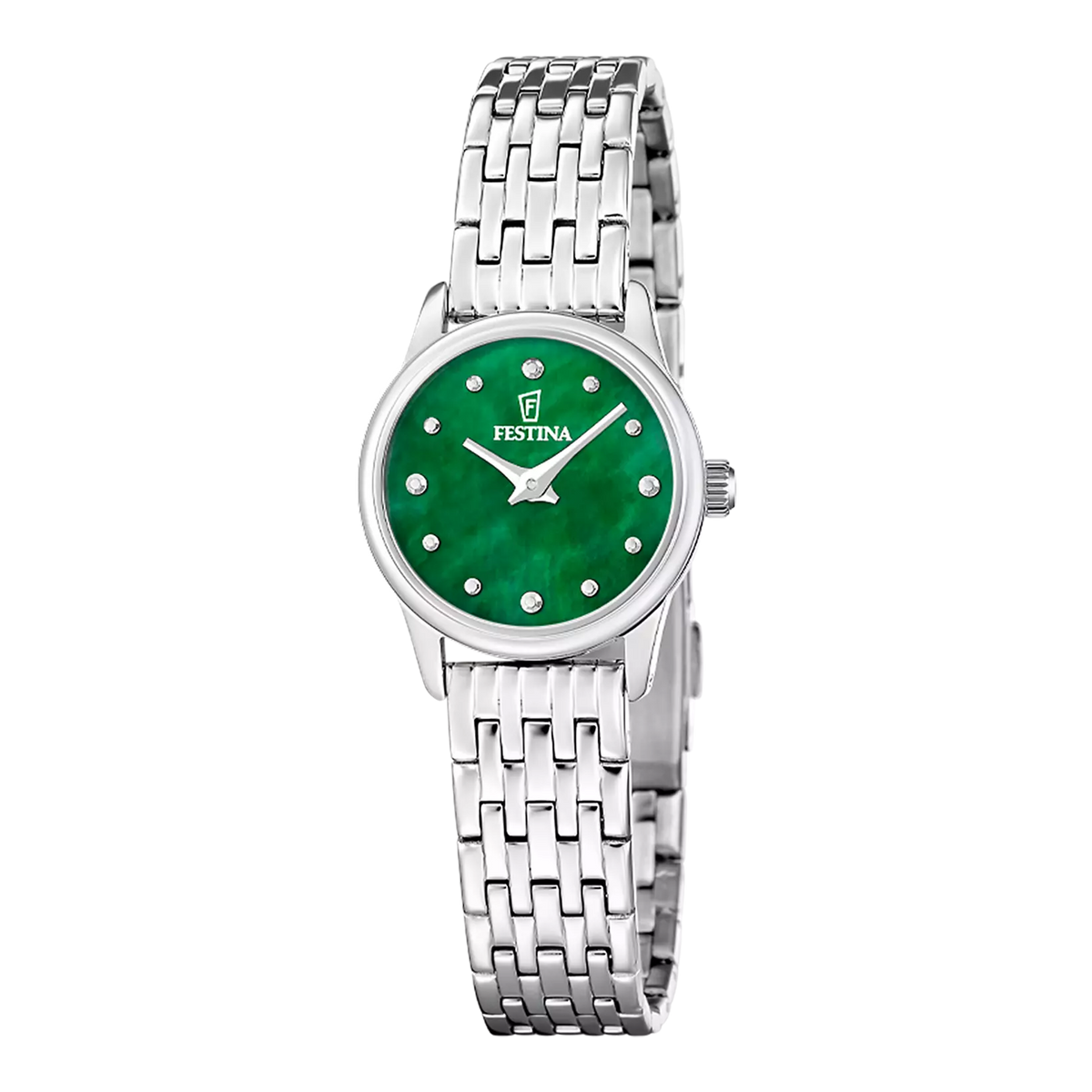 Orologio Festina Madamoiselle Lady 23 Mm Acciaio Braccialato Verde