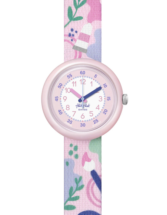 Orologio Flik Flak Bambino Future Dreams Art Lover 31 mm Rosa