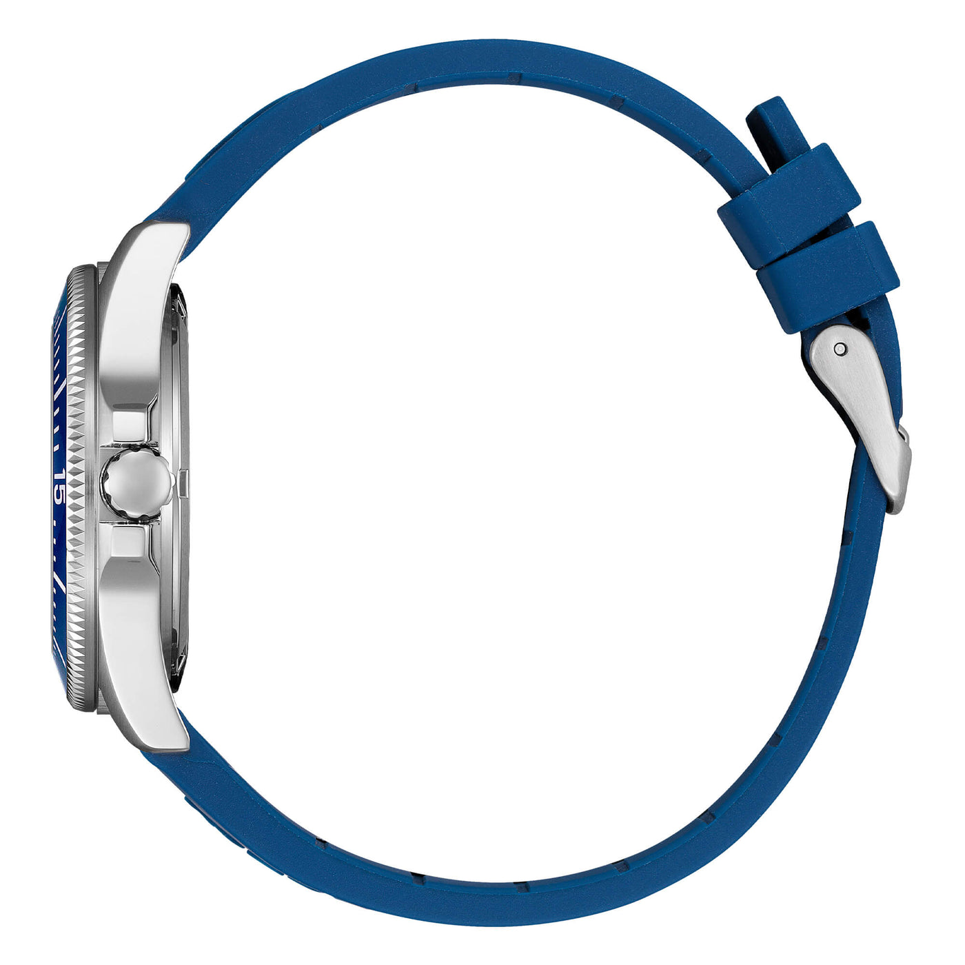 Orologio Vagary Aqua39 39 mm Acciaio Cinturino in Gomma Blu