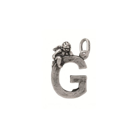 Charms Giovanni Raspini Charm Zodiaco Lettera G Con Angelo
