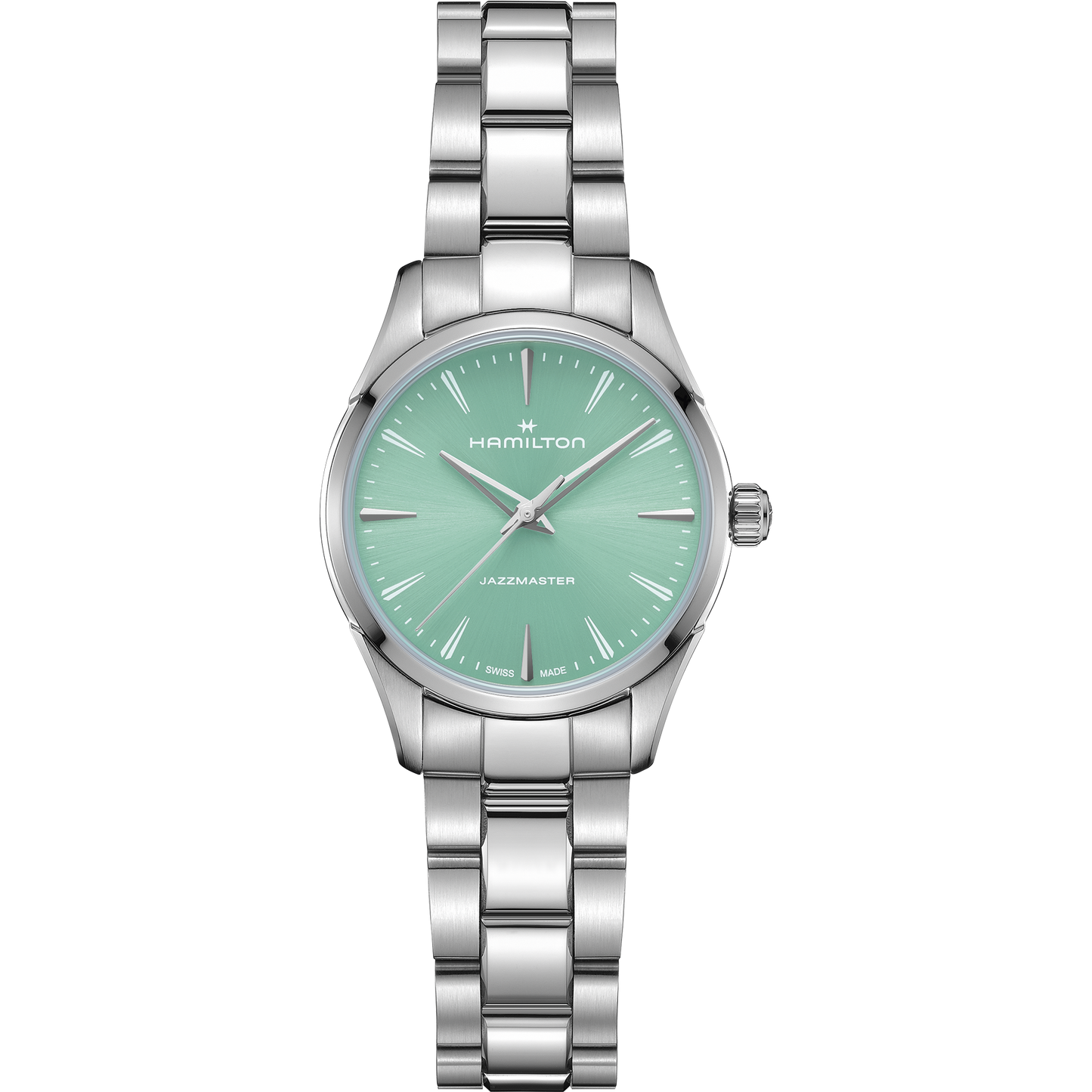 Orologio Hamilton Jazzmaster Quartz Lady 32 Mm Acciaio Braccialato Tiffany