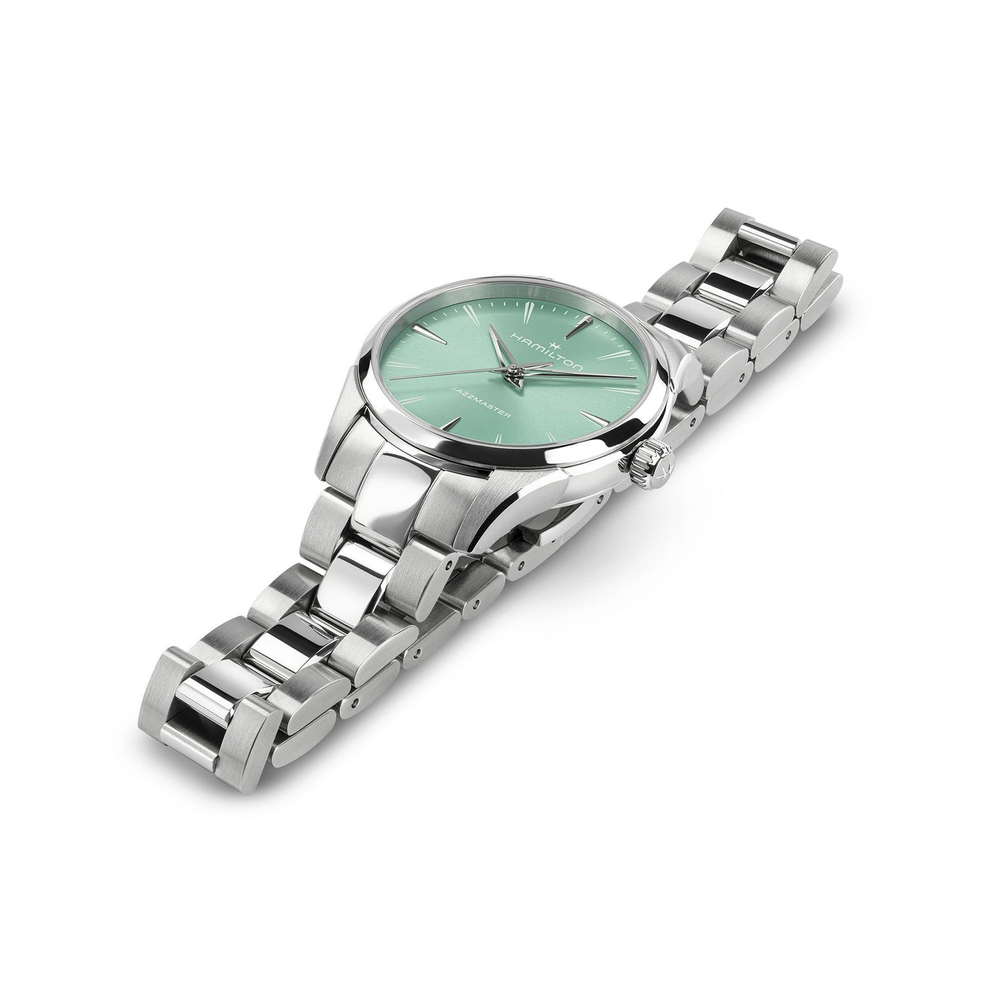 Orologio Hamilton Jazzmaster Quartz Lady 32 Mm Acciaio Braccialato Tiffany