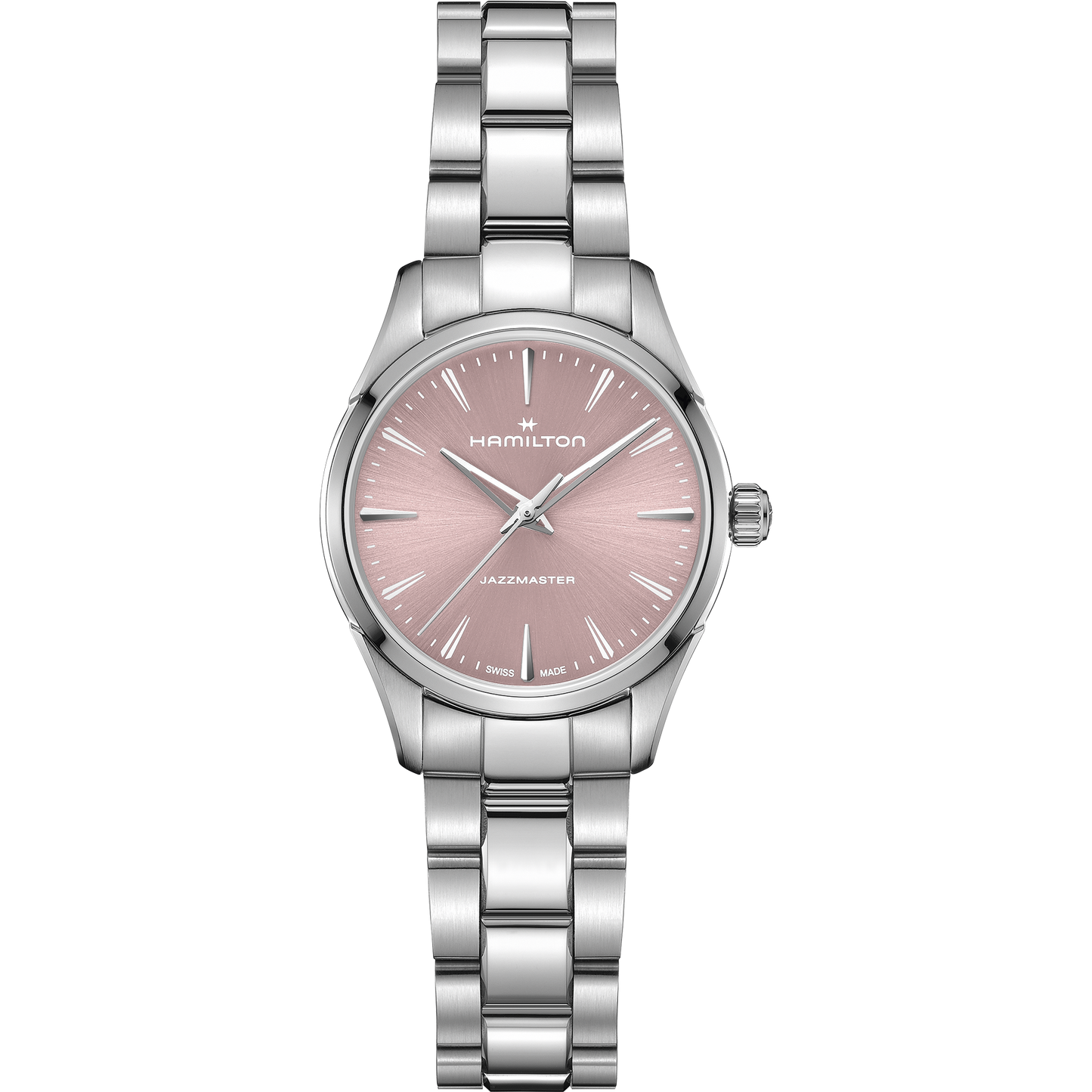 Orologio Hamilton Jazzmaster Quartz Lady 32 Mm Acciaio Braccialato Rosa