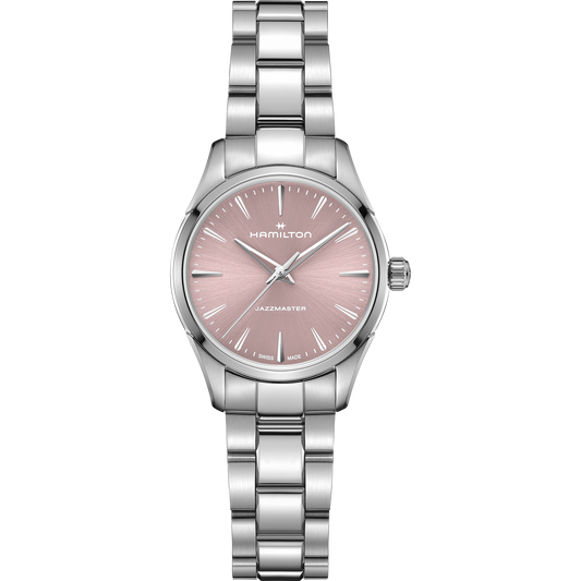 Orologio Hamilton Jazzmaster Quartz Lady 32 Mm Acciaio Braccialato Rosa