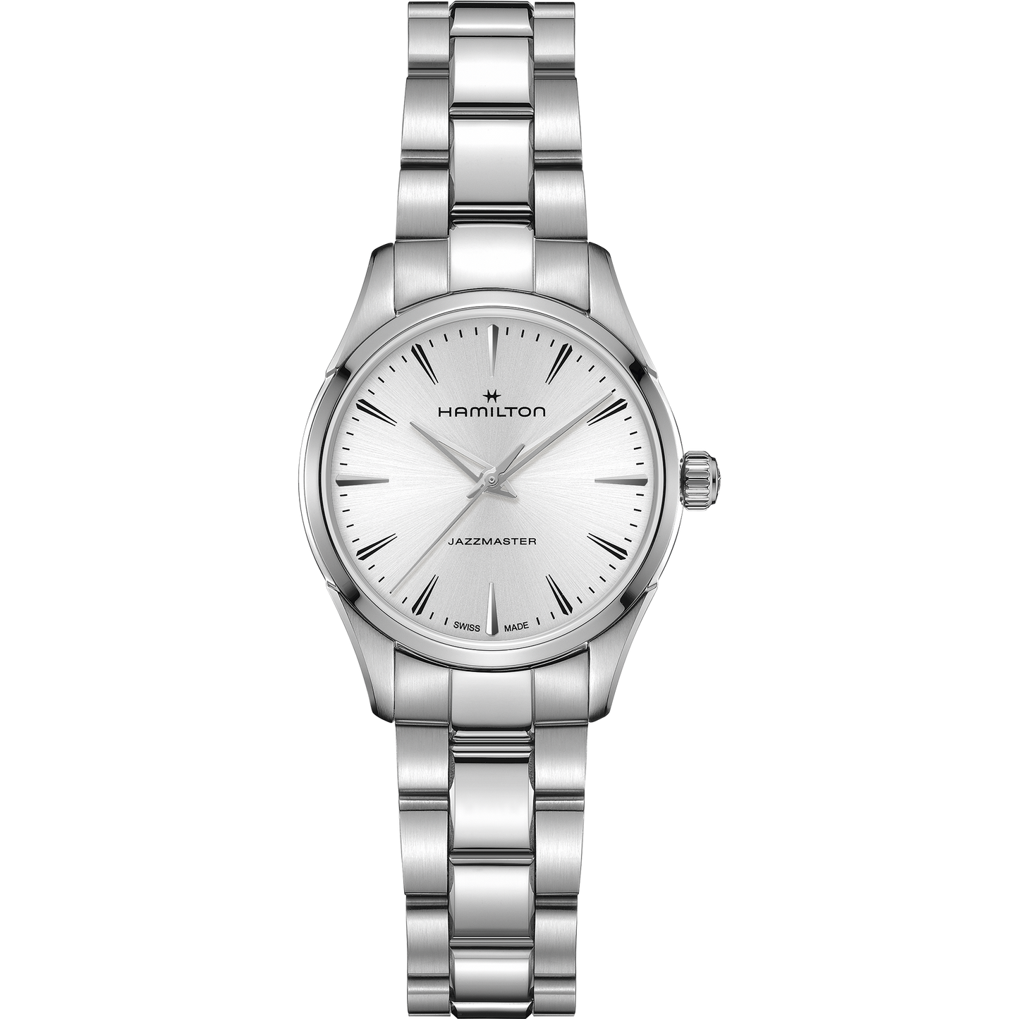 Orologio Hamilton Jazzmaster Quartz Lady 32 Mm Acciaio Braccialato Silver