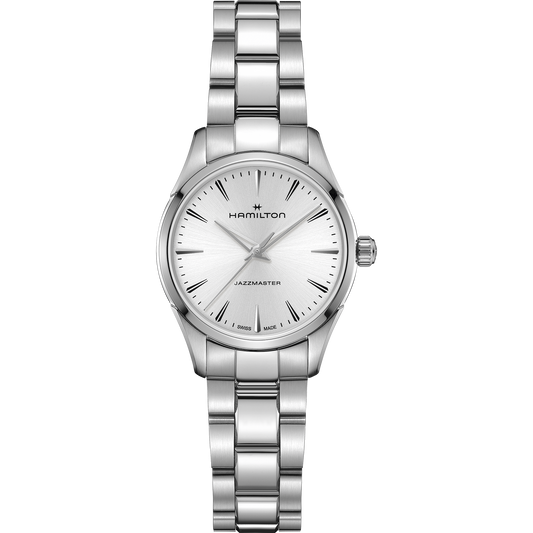 Orologio Hamilton Jazzmaster Quartz Lady 32 Mm Acciaio Braccialato Silver