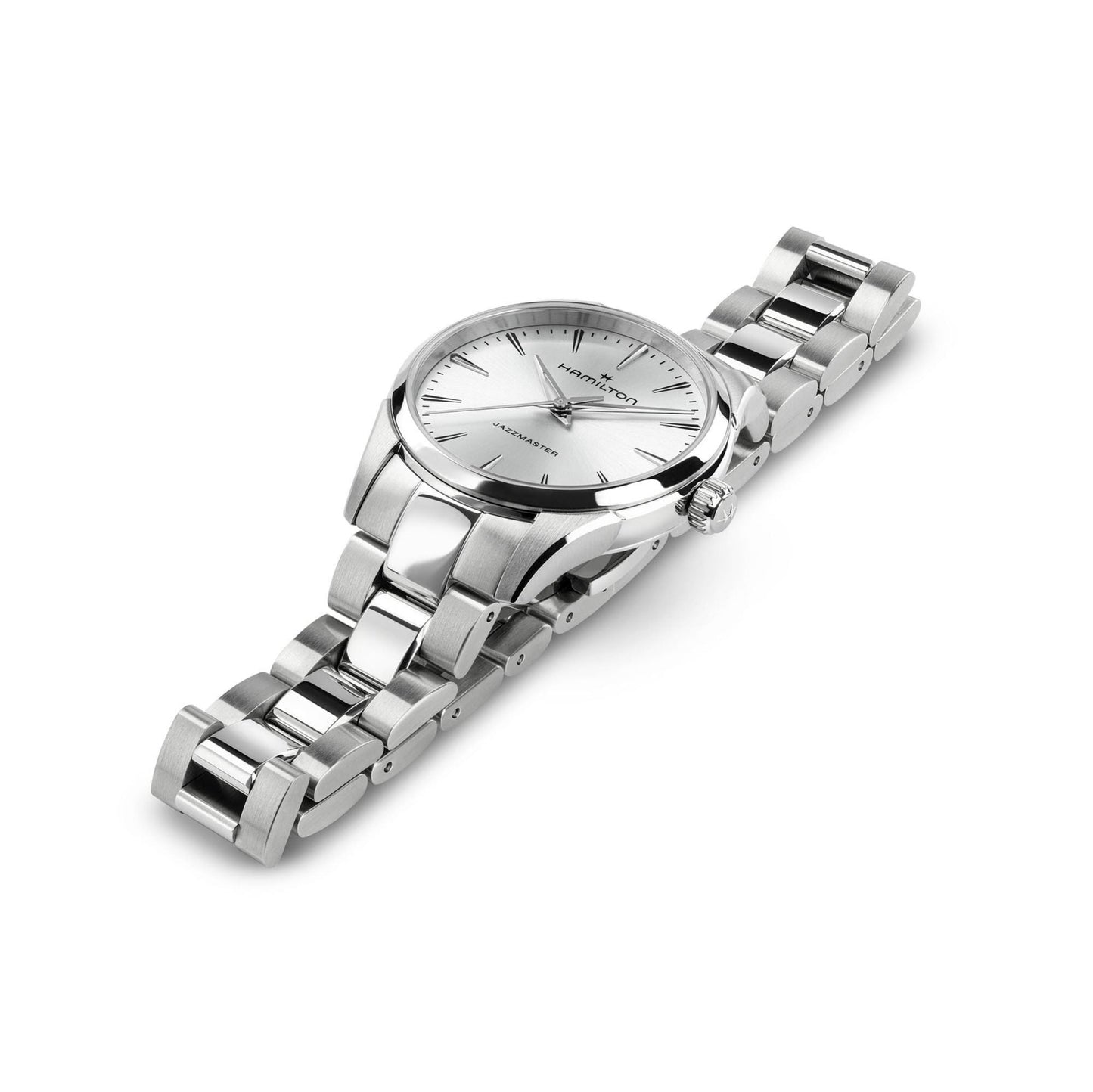 Orologio Hamilton Jazzmaster Quartz Lady 32 Mm Acciaio Braccialato Silver