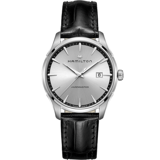 Orologio Hamilton Jazzmaster Quartz Gent 40 mm Acciaio Cinturino Pelle
