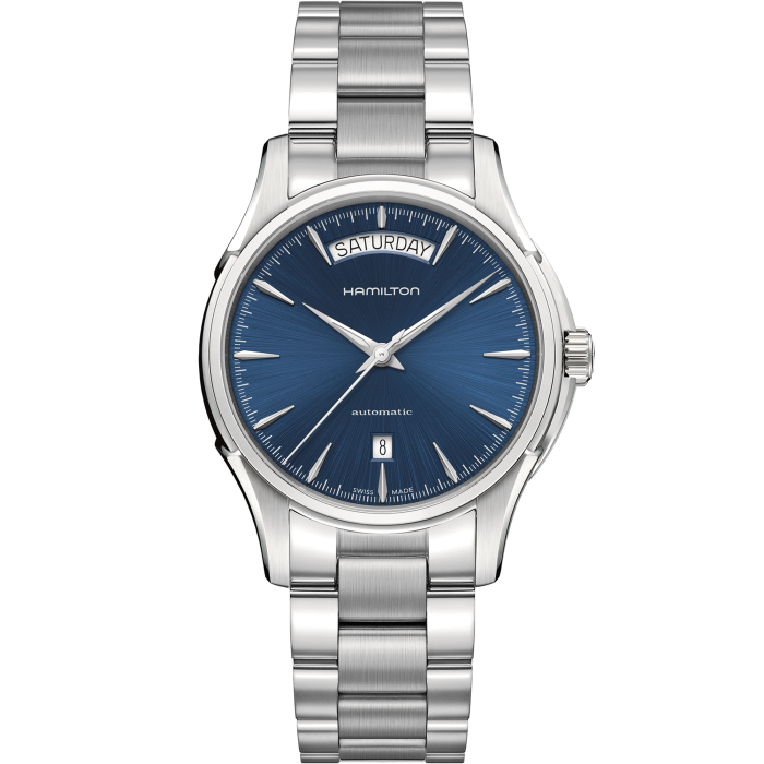 Orologio Hamilton Jazzmaster Day Date Automatico 40 mm Braccialato Blu