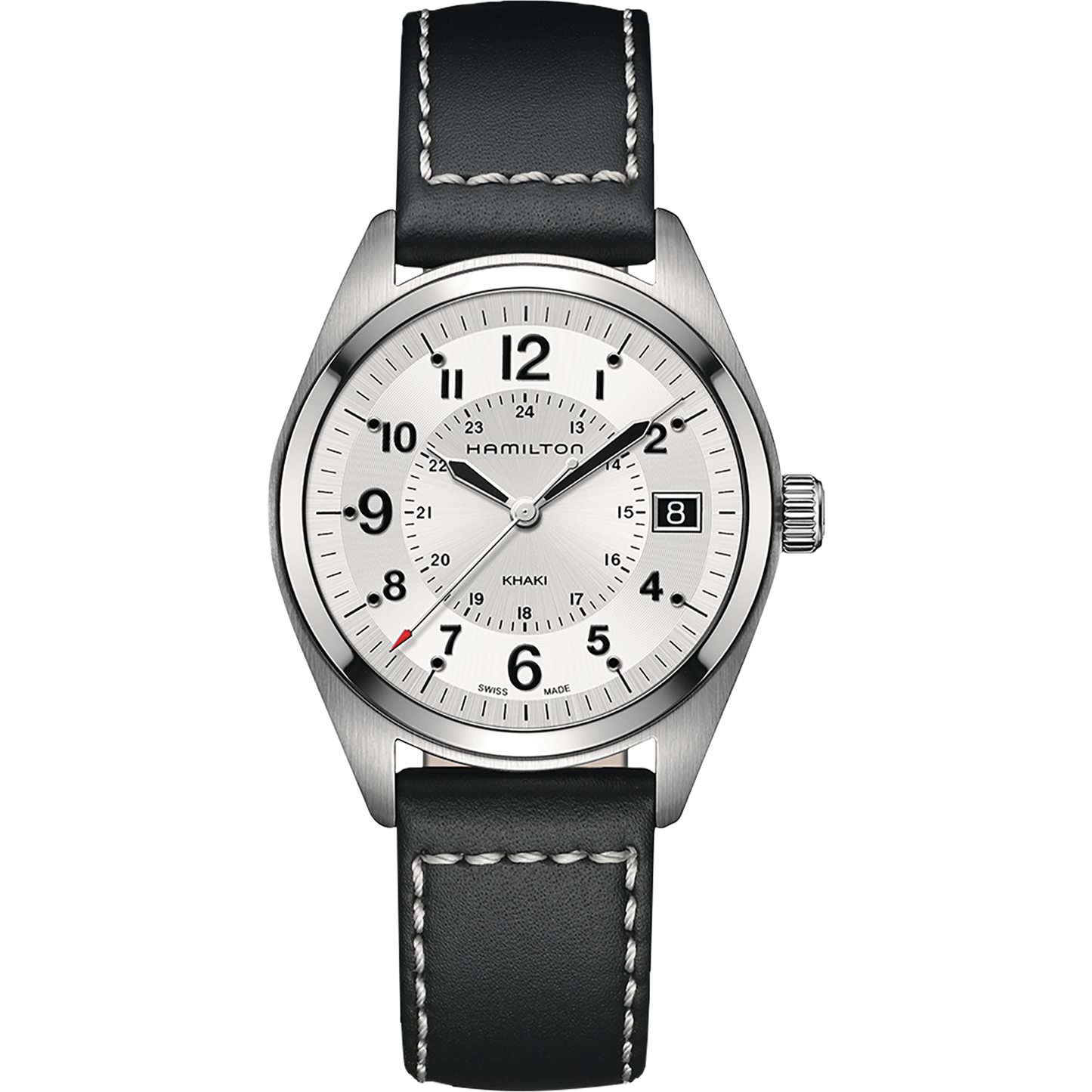 Orologio Hamilton Khaki Field Quartz 40 mm Silver